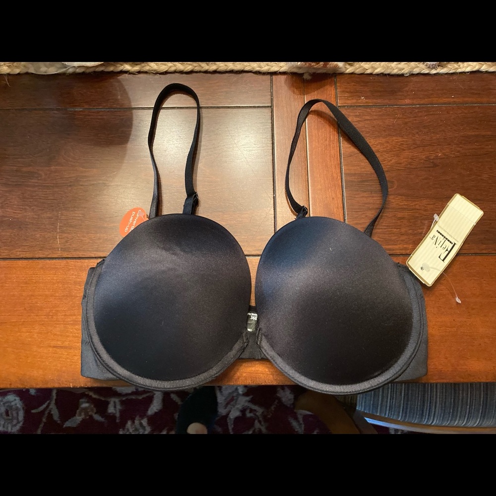 Felina Black convertible Bra 36B New with tags